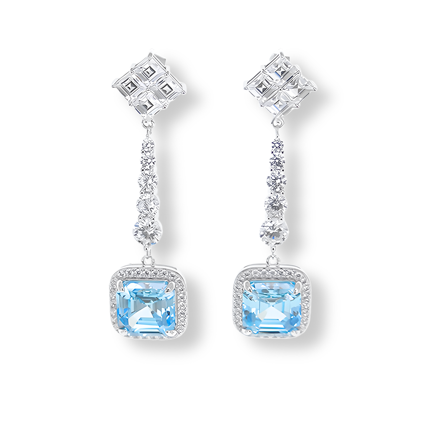 Orecchini Azzurro Acquamarina