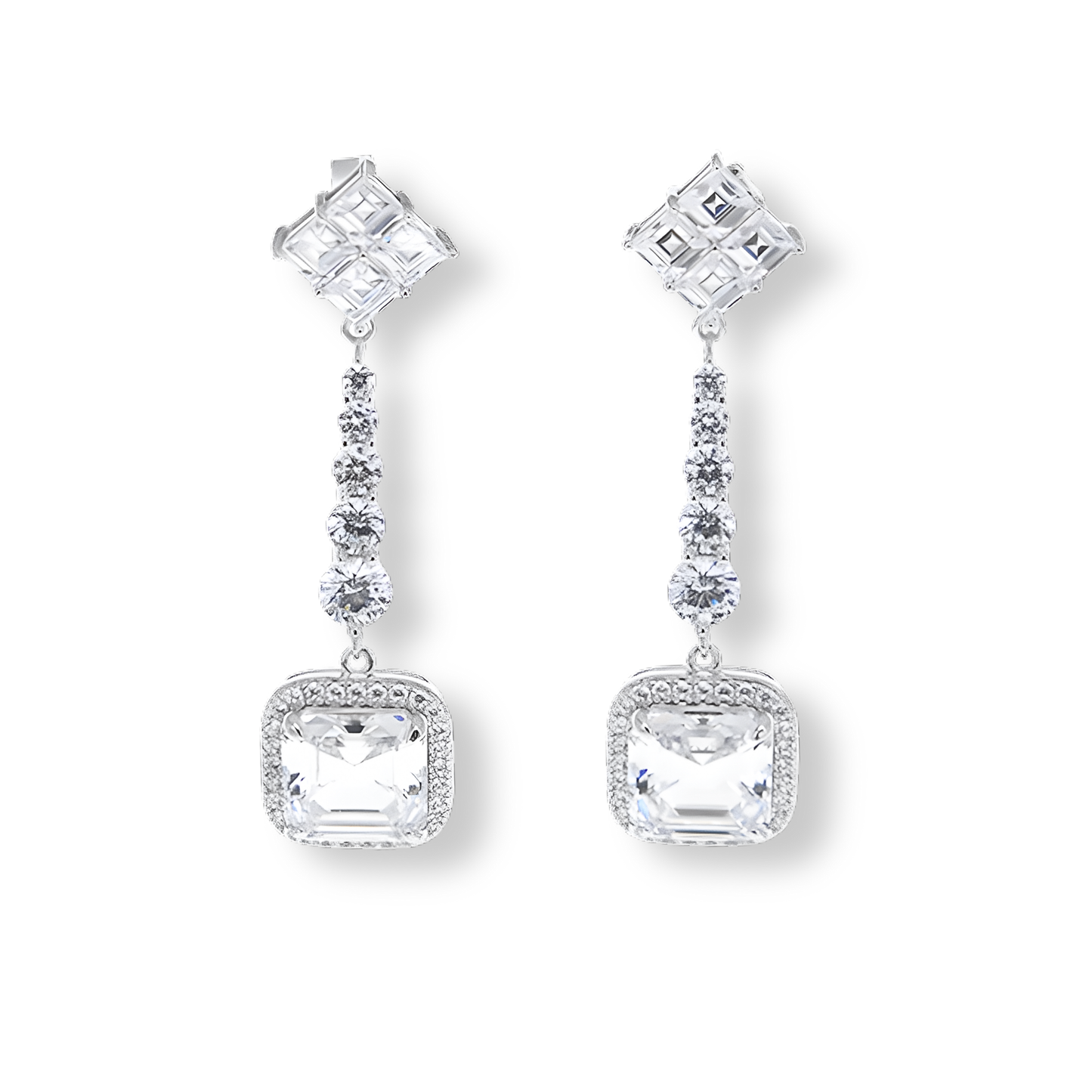 Orecchini Bianco Diamante