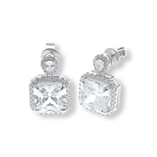 Orecchini Bianco Diamante