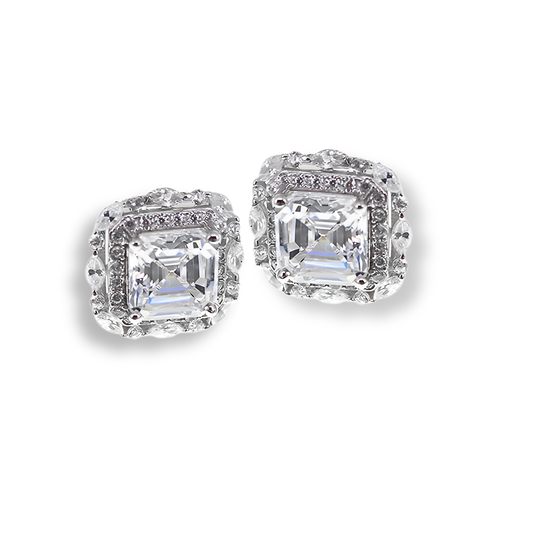 Orecchini Bianco Diamante