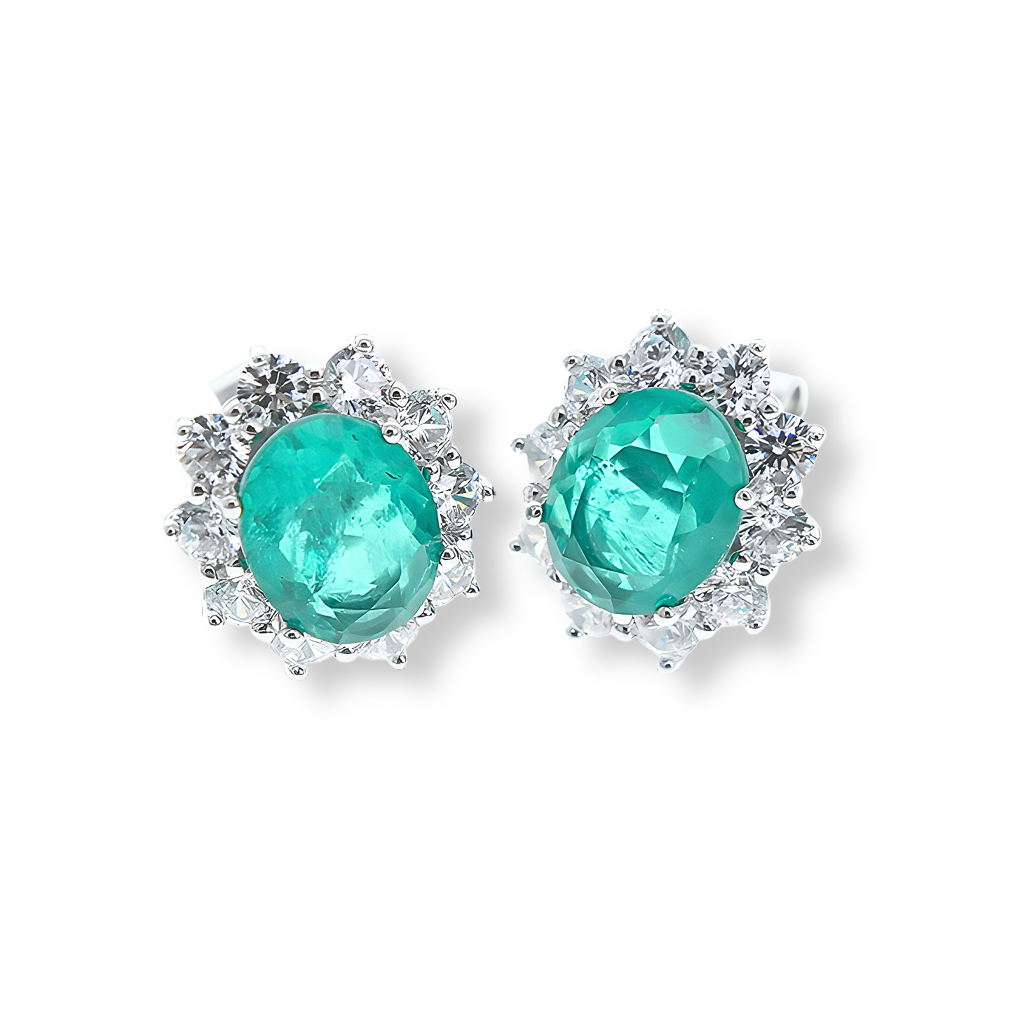 Orecchini Verde Paraiba - Gioielleria Antonio Pezzuto 