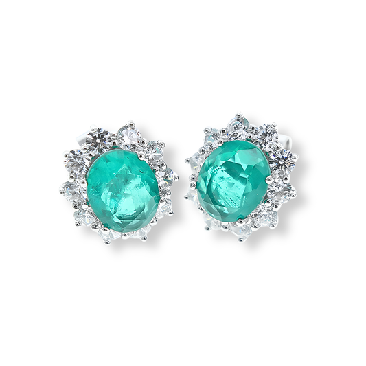 Orecchini Verde Paraiba