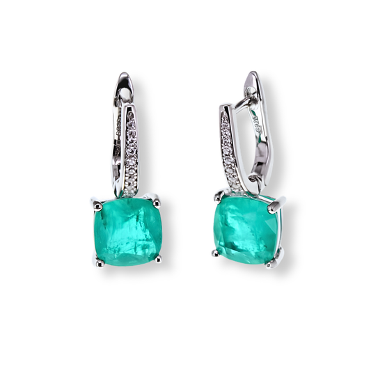 Orecchini Verde Paraiba