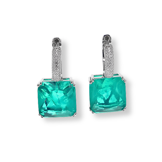Orecchini Verde Paraiba