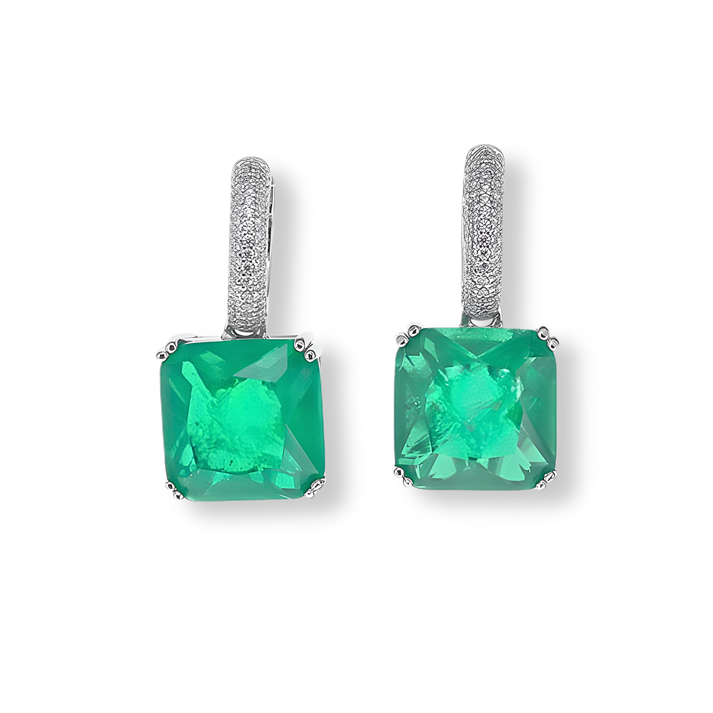 Orecchini Verde Smeraldo