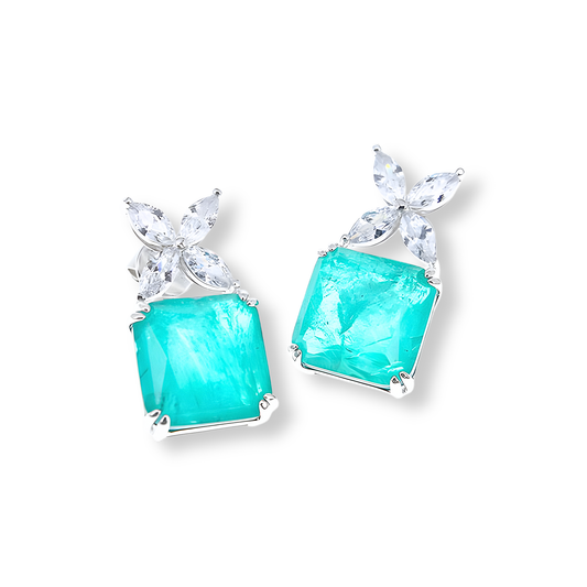 Orecchini Verde Paraiba