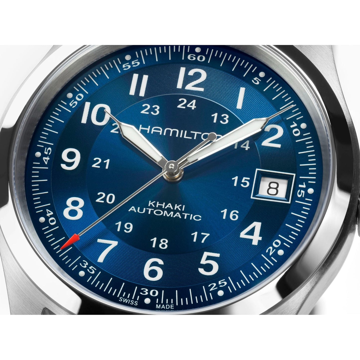 Hamilton Khaki Field Auto 38mm H70455140 - dettaglio quadrante