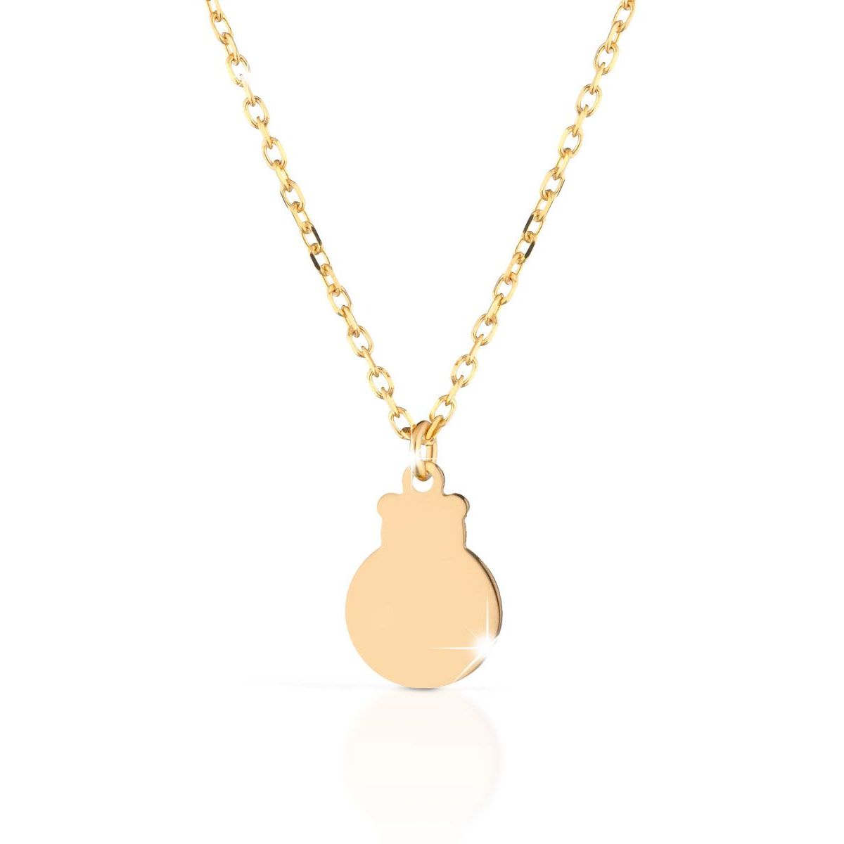 Collana Fortuna con coccinella in oro giallo