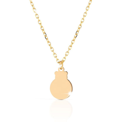 Collana Fortuna con coccinella in oro giallo