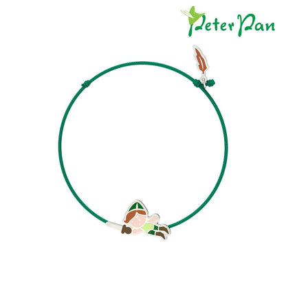 Bracciale Fiabe ispirato a Peter Pan in in argento e smalto