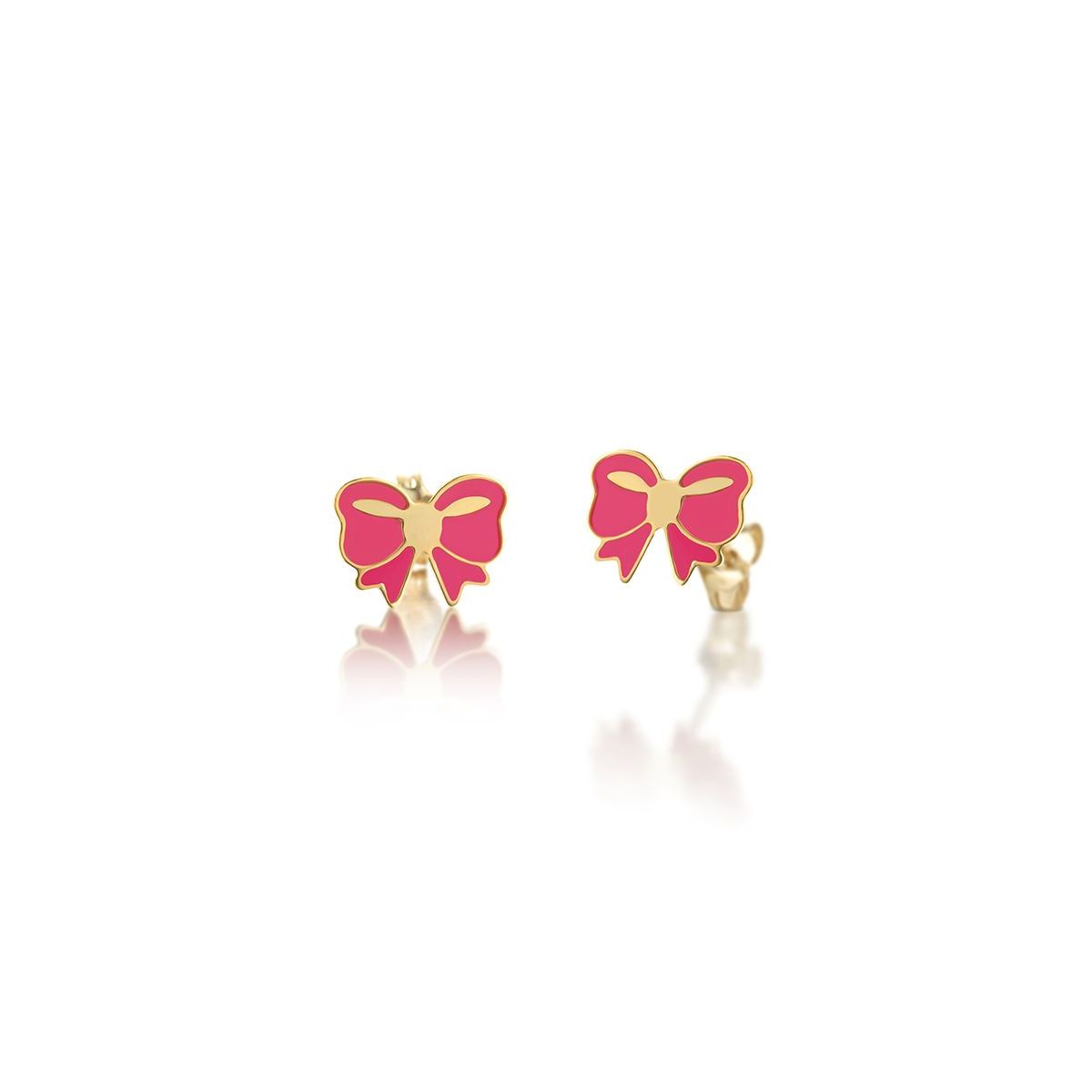 Orecchini Toys con fiocco in oro giallo
