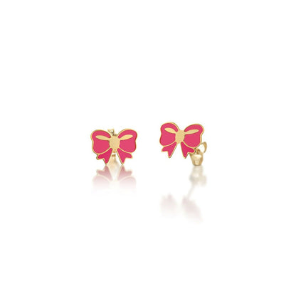 Orecchini Toys con fiocco in oro giallo