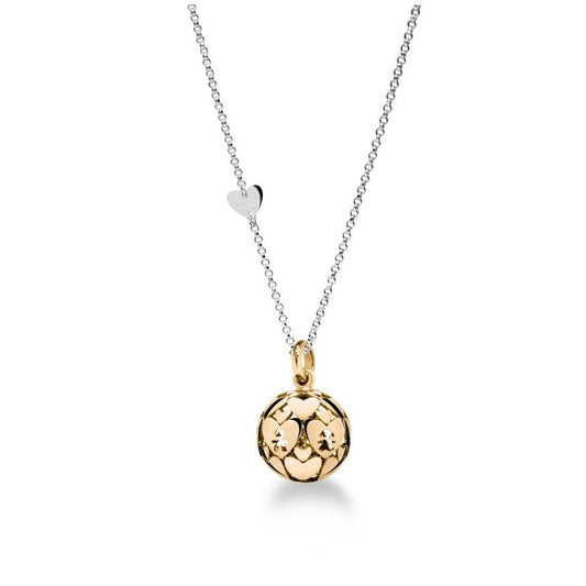 Collana Suonamore in argento placcato oro giallo