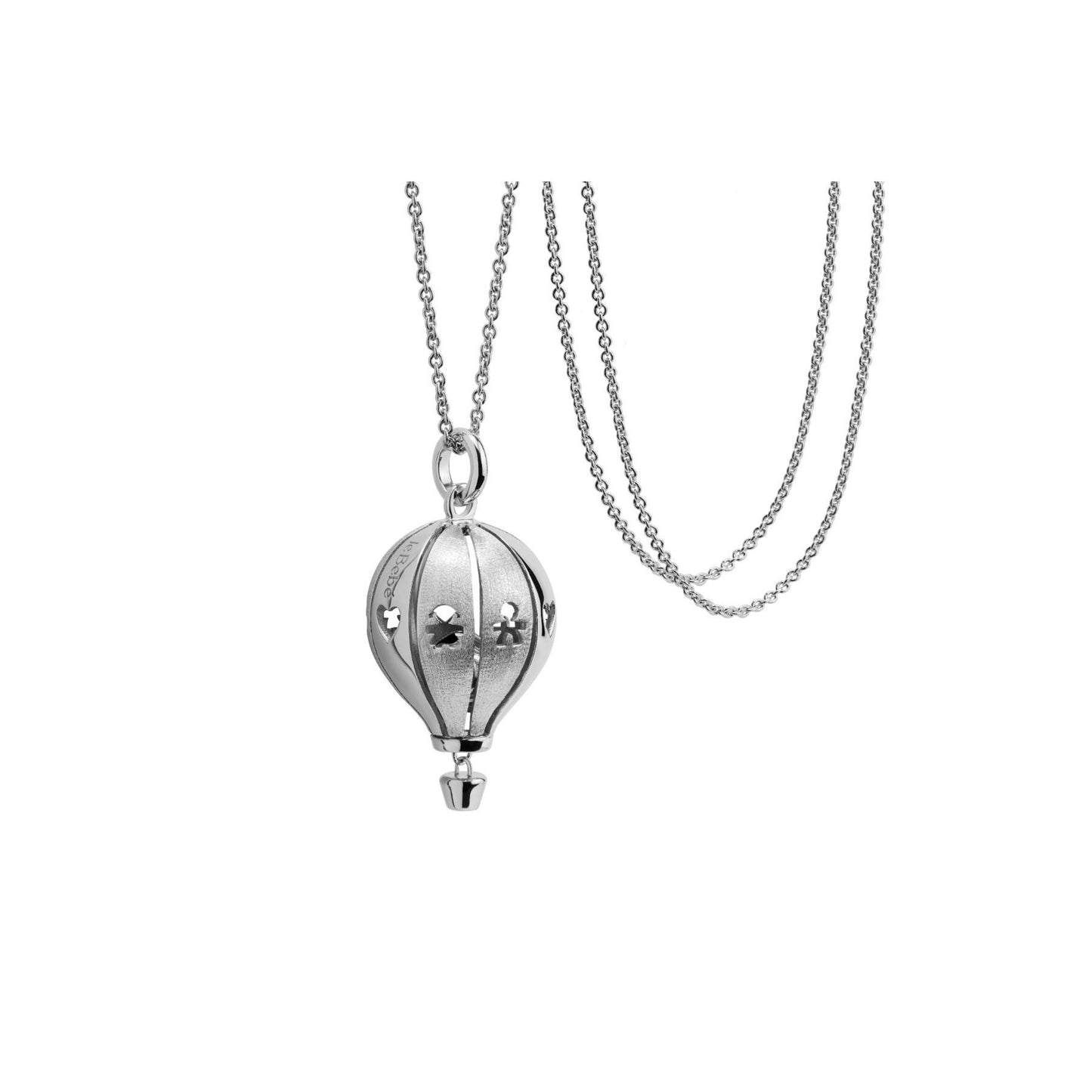 Collana Suonamore in argento lucido/satinato