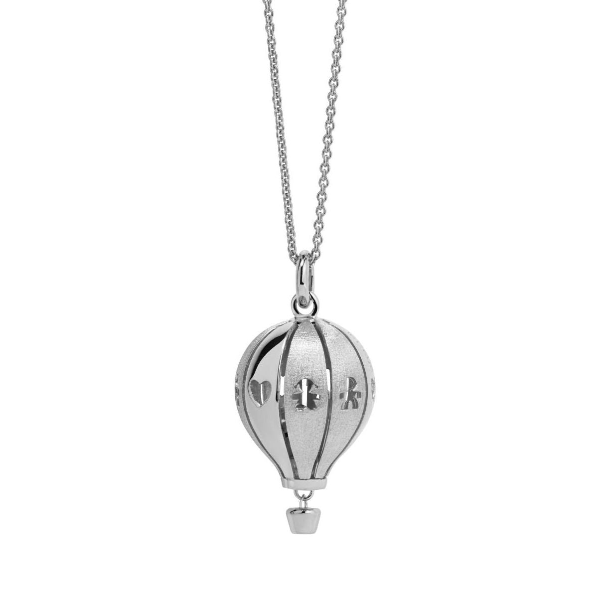 Collana Suonamore in argento lucido/satinato