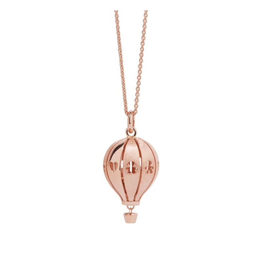Collana Suonamore in argento placcato oro rosa lucido/satinato