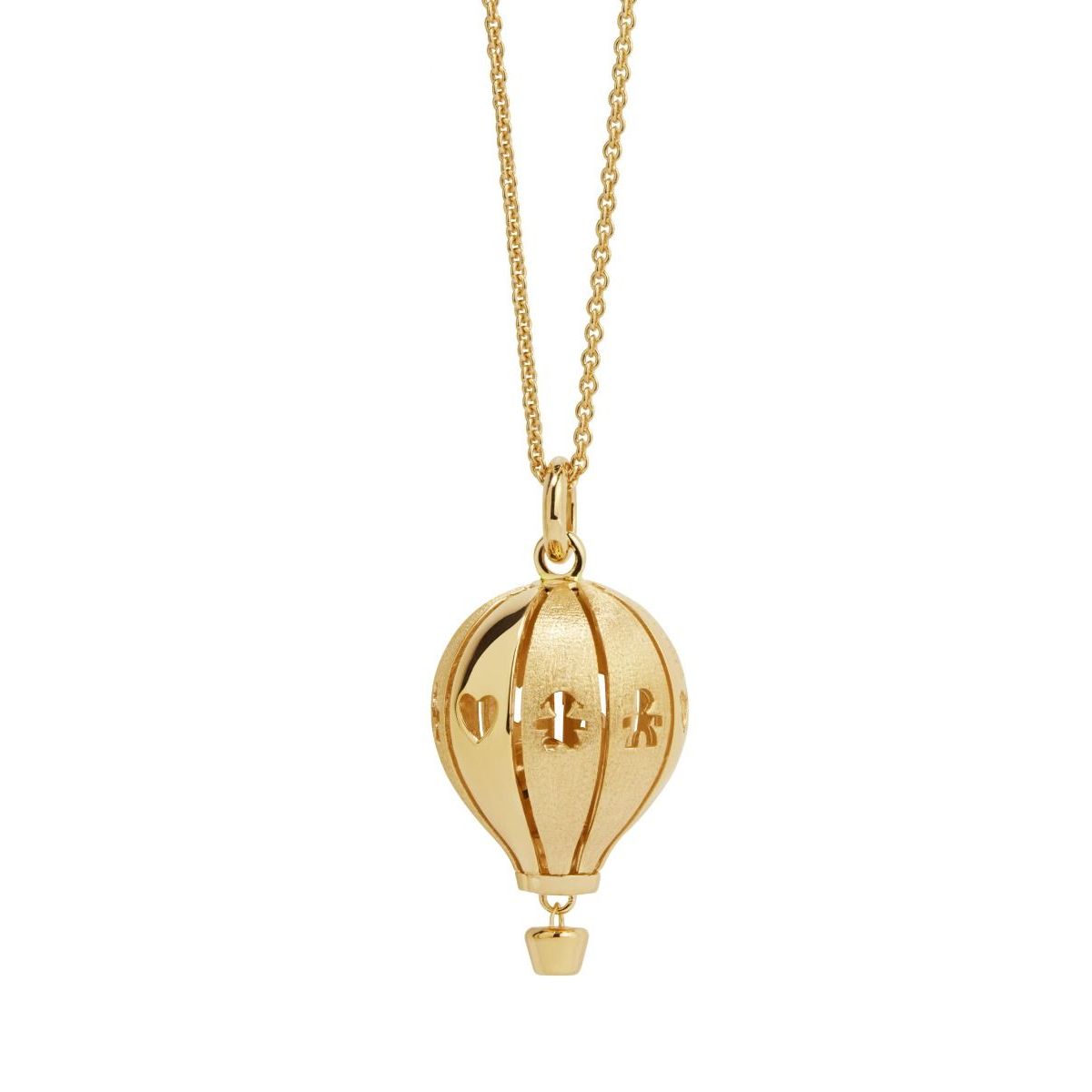 Collana Suonamore in argento placcato oro giallo lucido/satinato