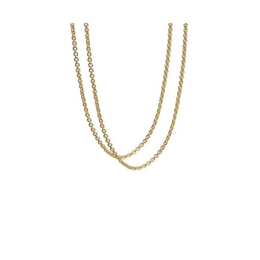 Catena in argento placcato oro giallo