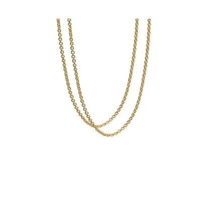 Catena in argento placcato oro giallo