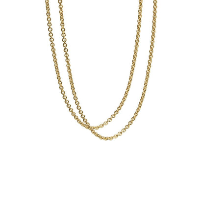 Catena in argento placcato oro giallo